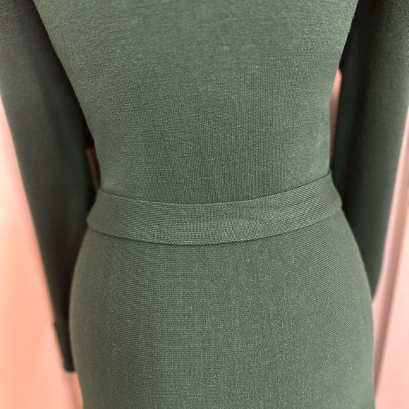 New Emerald Green Vince Camuto Jersey Dress - Picture 4 of 11
